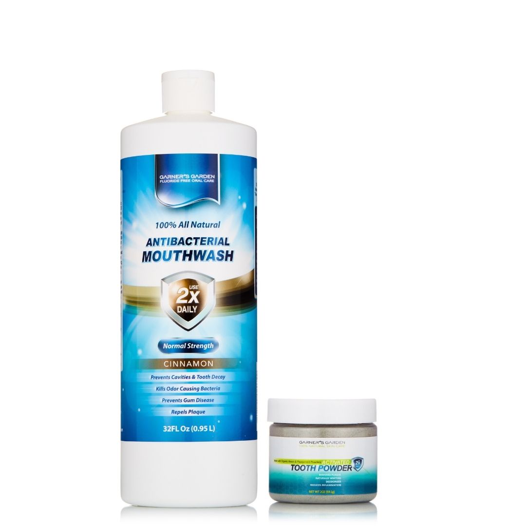 Natural Mouthwash and Tooth Powder